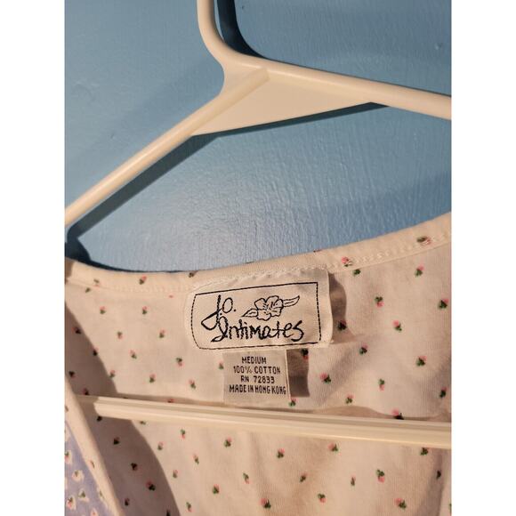 J.O. Intimates Vintage Y2K Womens Long Sleeve Pajama Top Size M - Picture 3 of 9